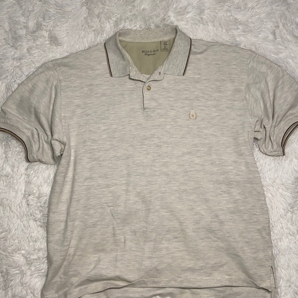 Bugle Boy vintage variegated gray polo shirt - Picture 1 of 6